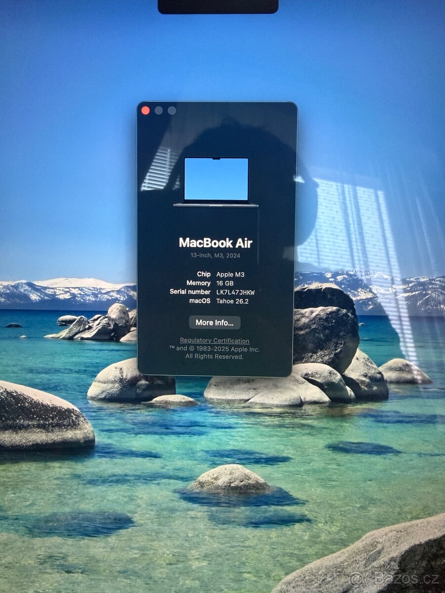 MacBook Air 13" M3 | 16GB RAM | Baterie 99% | 70W adaptér - 5