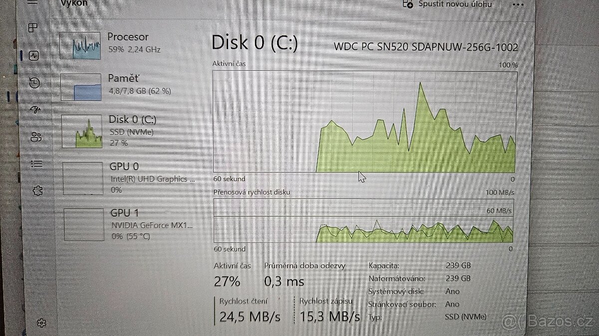 Asus Zen Book UX433F s vadou wifi BT - 5