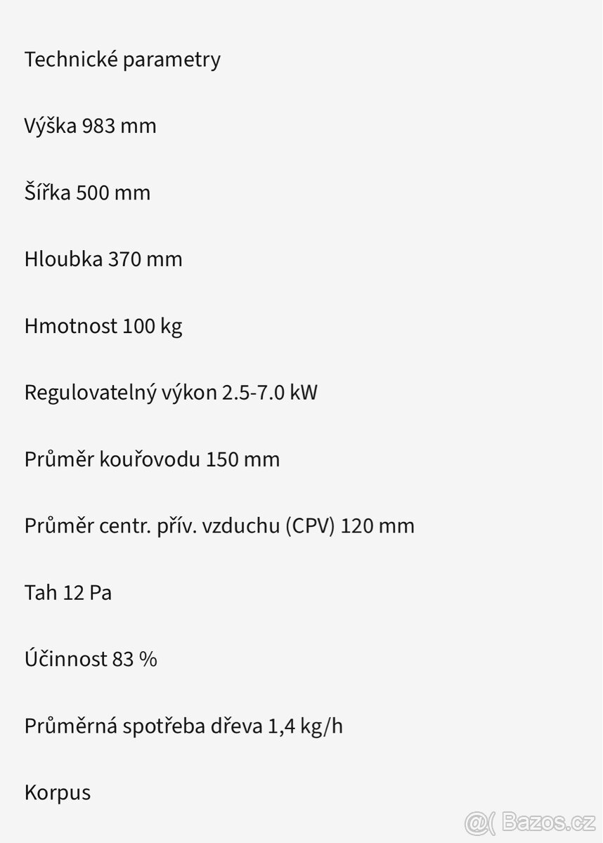 Krbová vložka ROMOTOP - rohová, levá - 5