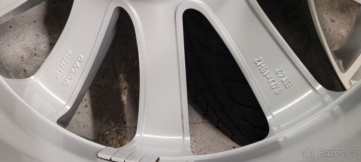 VOLVO V90,S90,alu 18',zimní pneu Continental +-8mm - 5