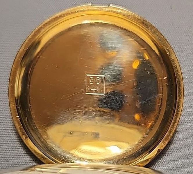 Vzácné zlaté kapesní hodinky August Ericsson - 5