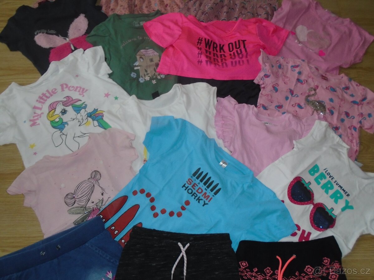 Dívčí oblečení vel. 128 - 5