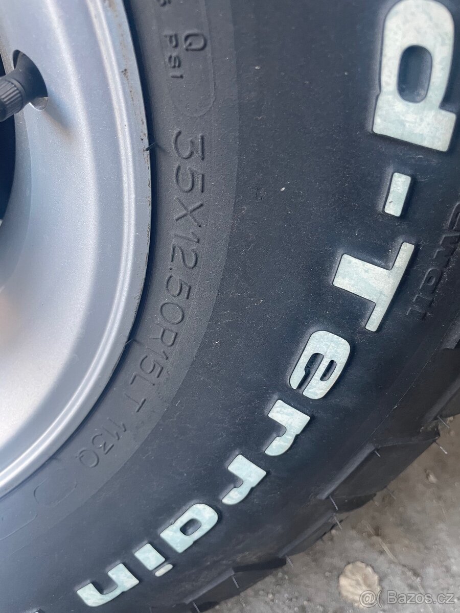 Sada 4ks zánovních kol 35x12,5r15
