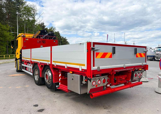 Mercedes-Benz Actros 2543 6x2 - valník s hydraulickou rukou - 5