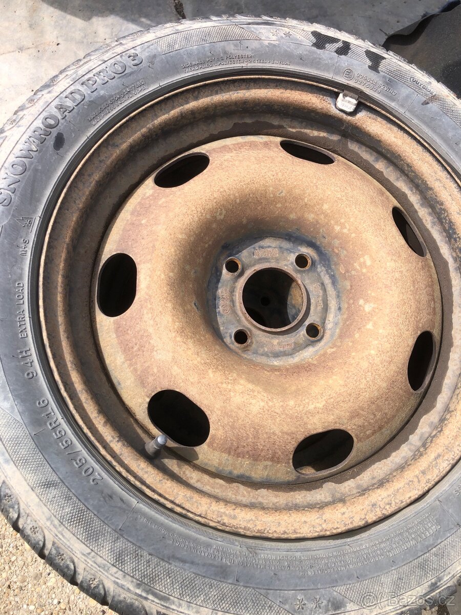 ZIMNÍ KOLA 205/55 R16 PEUGEOT CITROEN 4X108 R16 FORD - 5