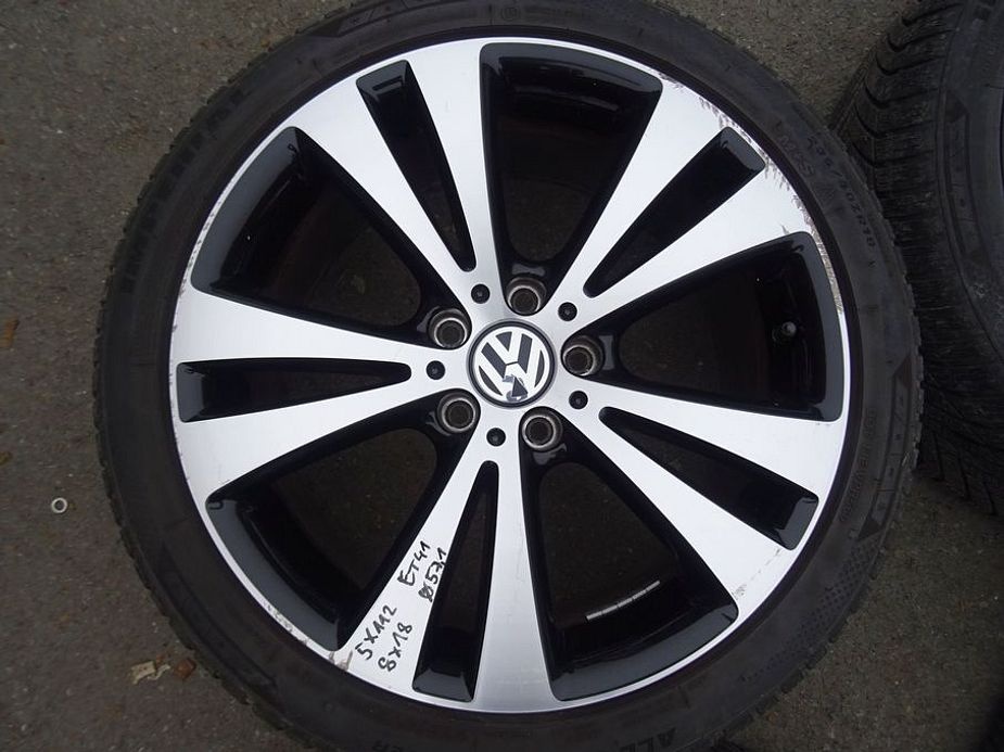 Alu disky origo Volkswagen, 18", 5x112,ET 41, celoroční sad - 5