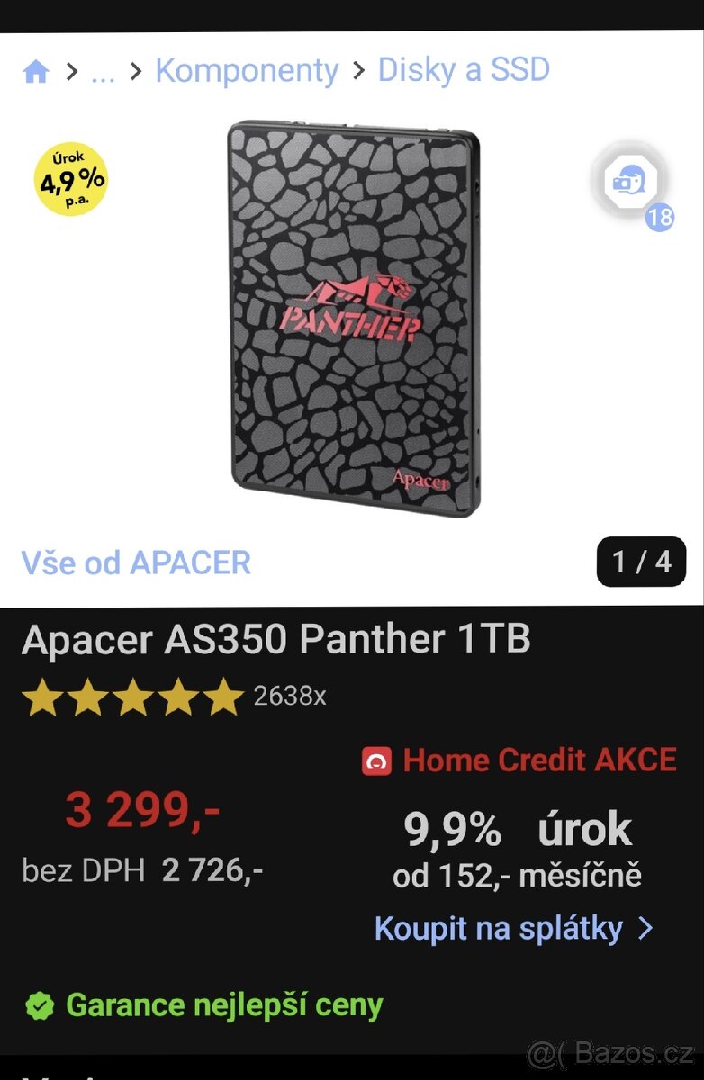 Xbox One X 1TB, Nový SSD - 5