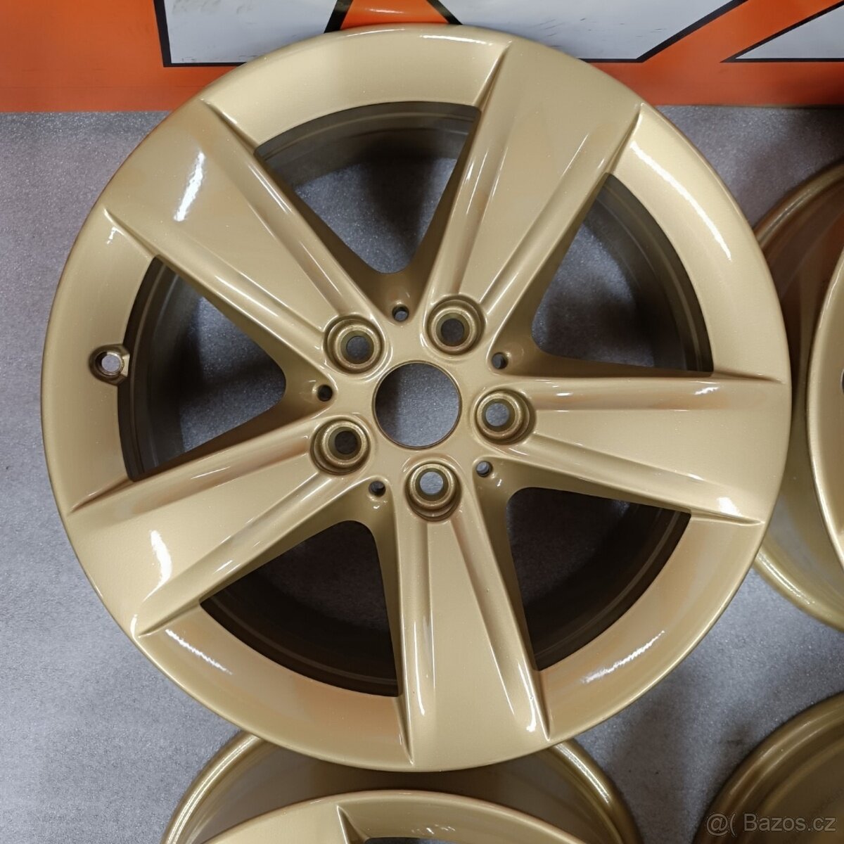 Alu kola BMW 7,5Jx17'' , 5x112 , ET54 TOP zlatá... - 5
