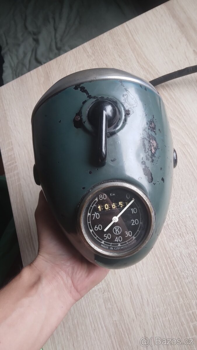 Prodám kompletní světlomet na motocykl ČZ 150C - 5