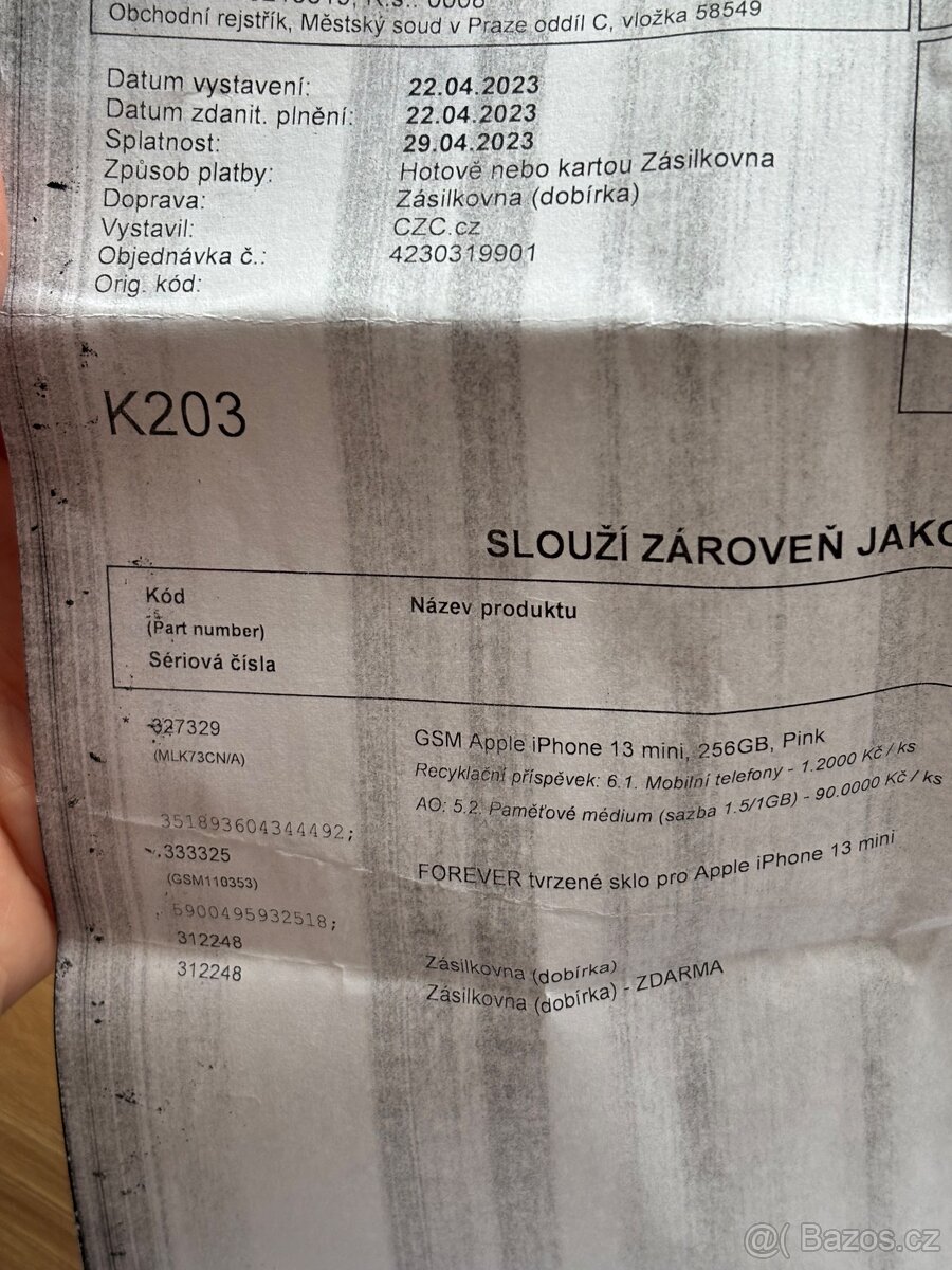 Iphone 13mini, 256GB - 5