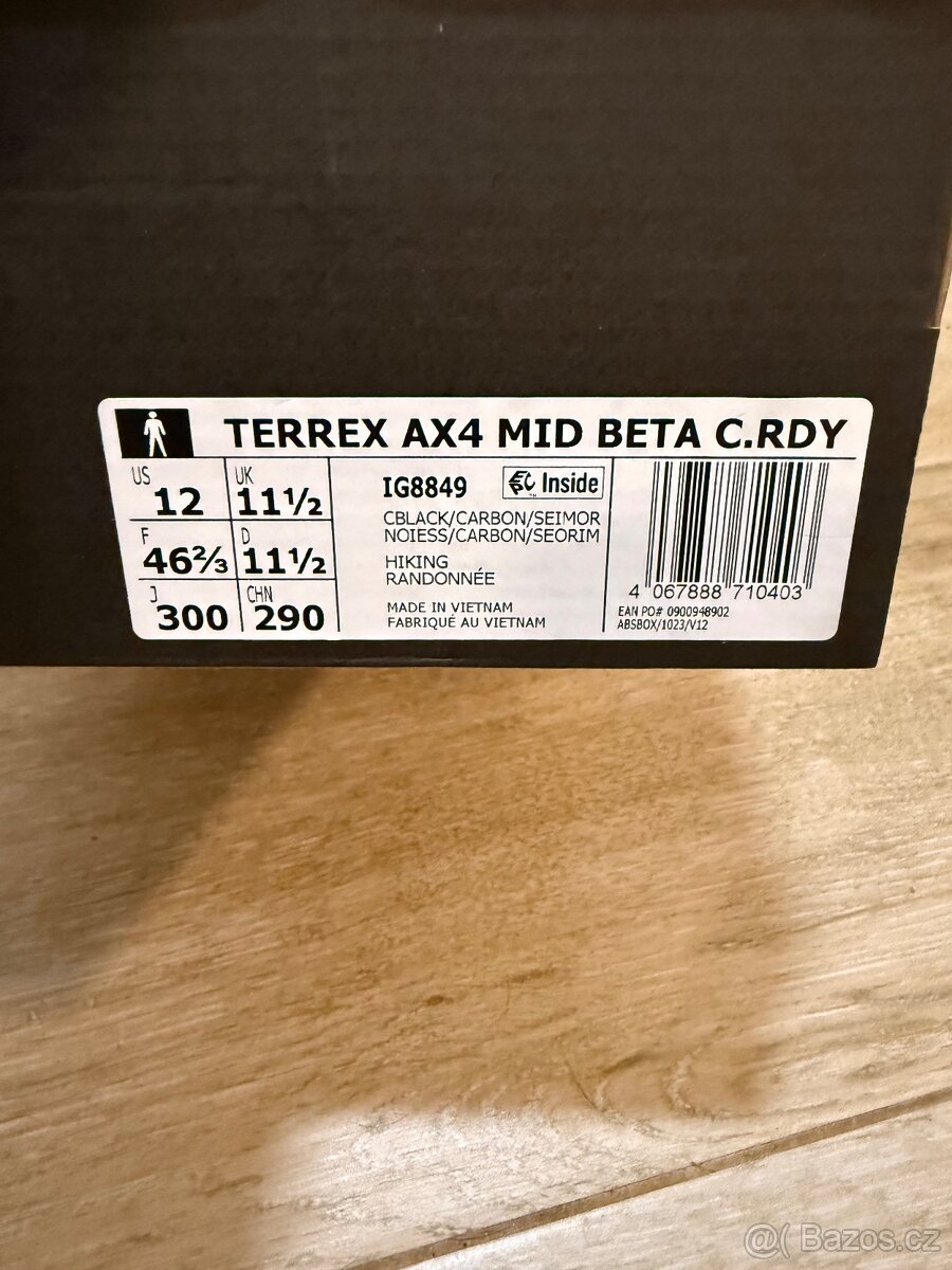 Nové pánské boty Terrex AX4 MID vel.46,5 - 5