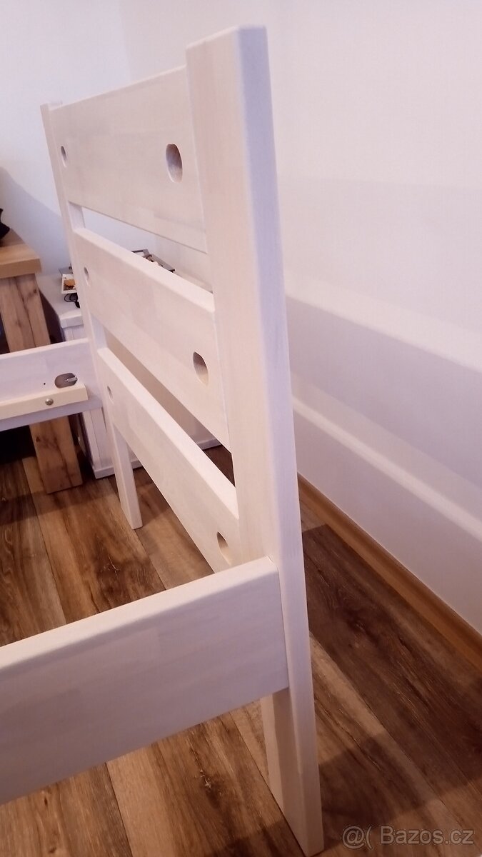 Nova postel masiv bily buk - 5