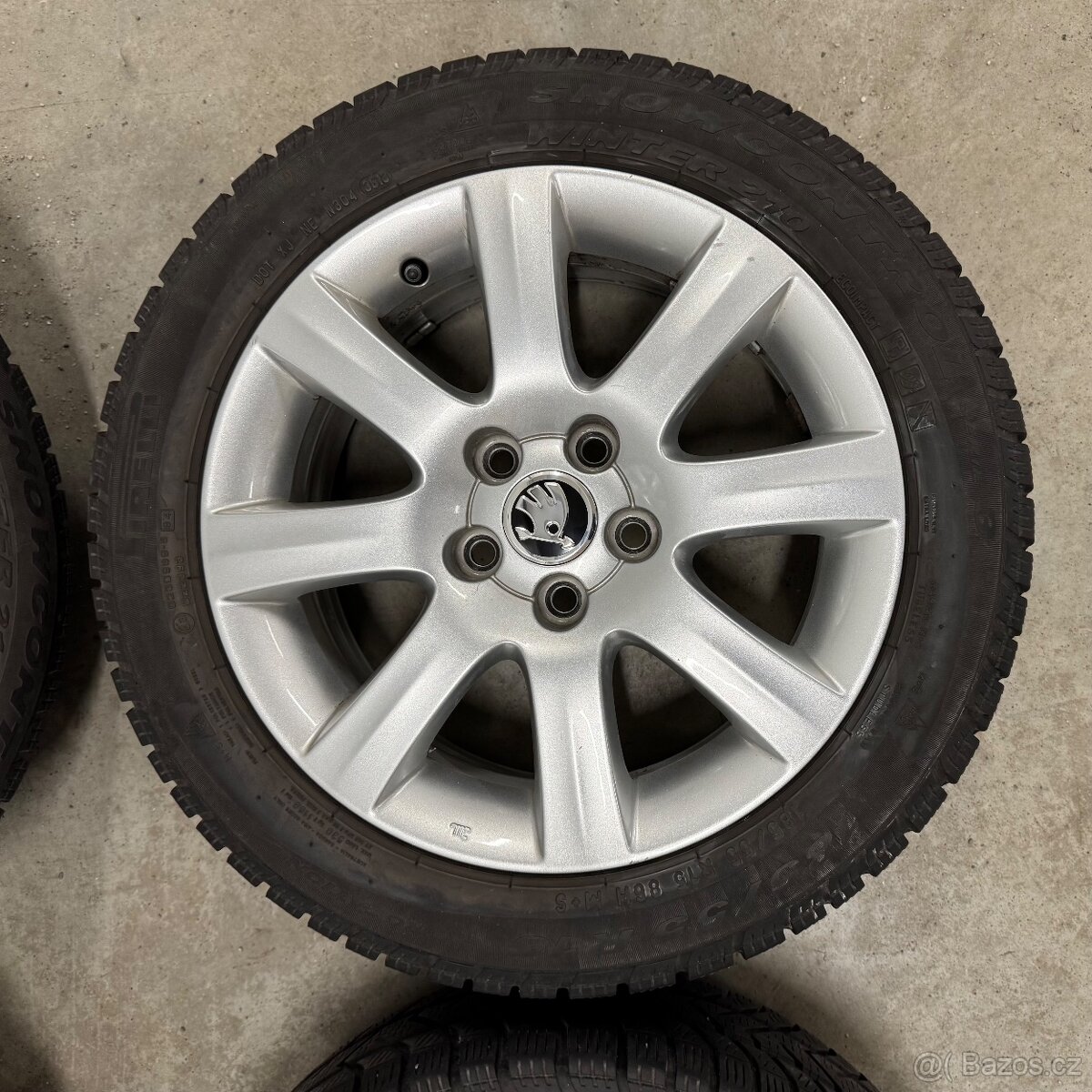 Alu kola Škoda R15, 185/55 R15 Pirelli - Fabia, Polo, Ibiza - 5