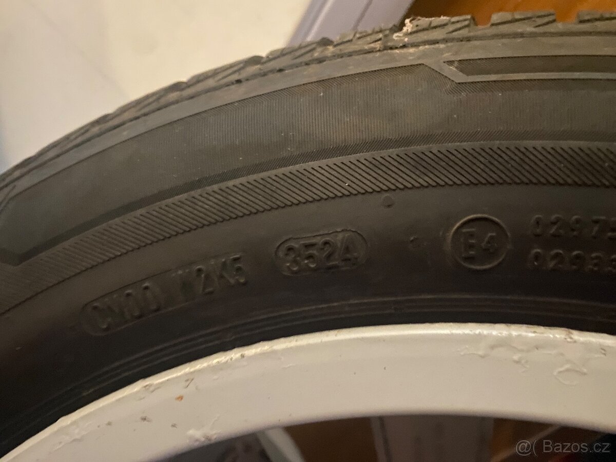 Alu kola 17” 5x112 Audi a zimní pneu 225/55/R17 - 5