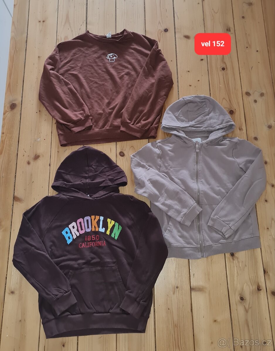 Vel 152-158 trička,rifle,bundy,košile.... - 5
