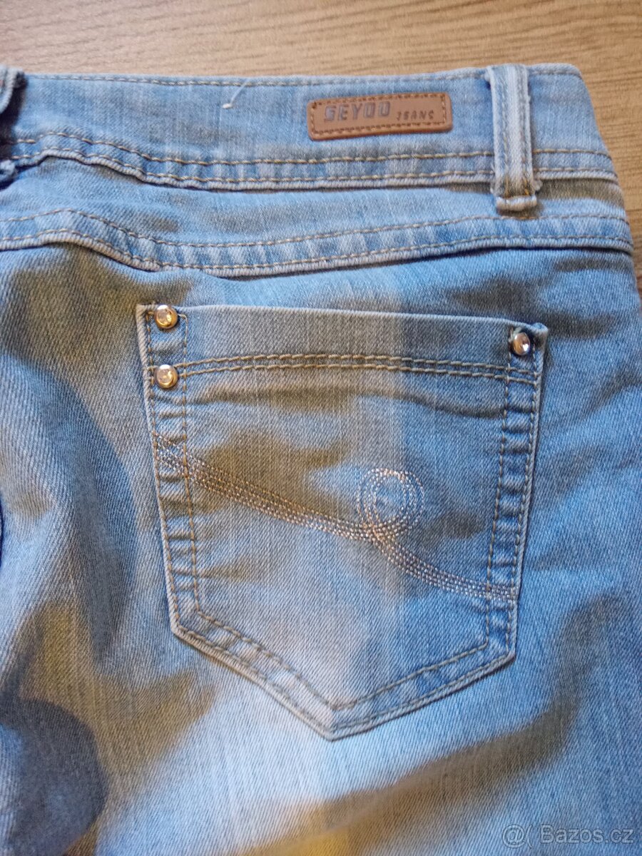 Prodám dámské/ dívčí džíny Seyoo, vel. 40 - 5
