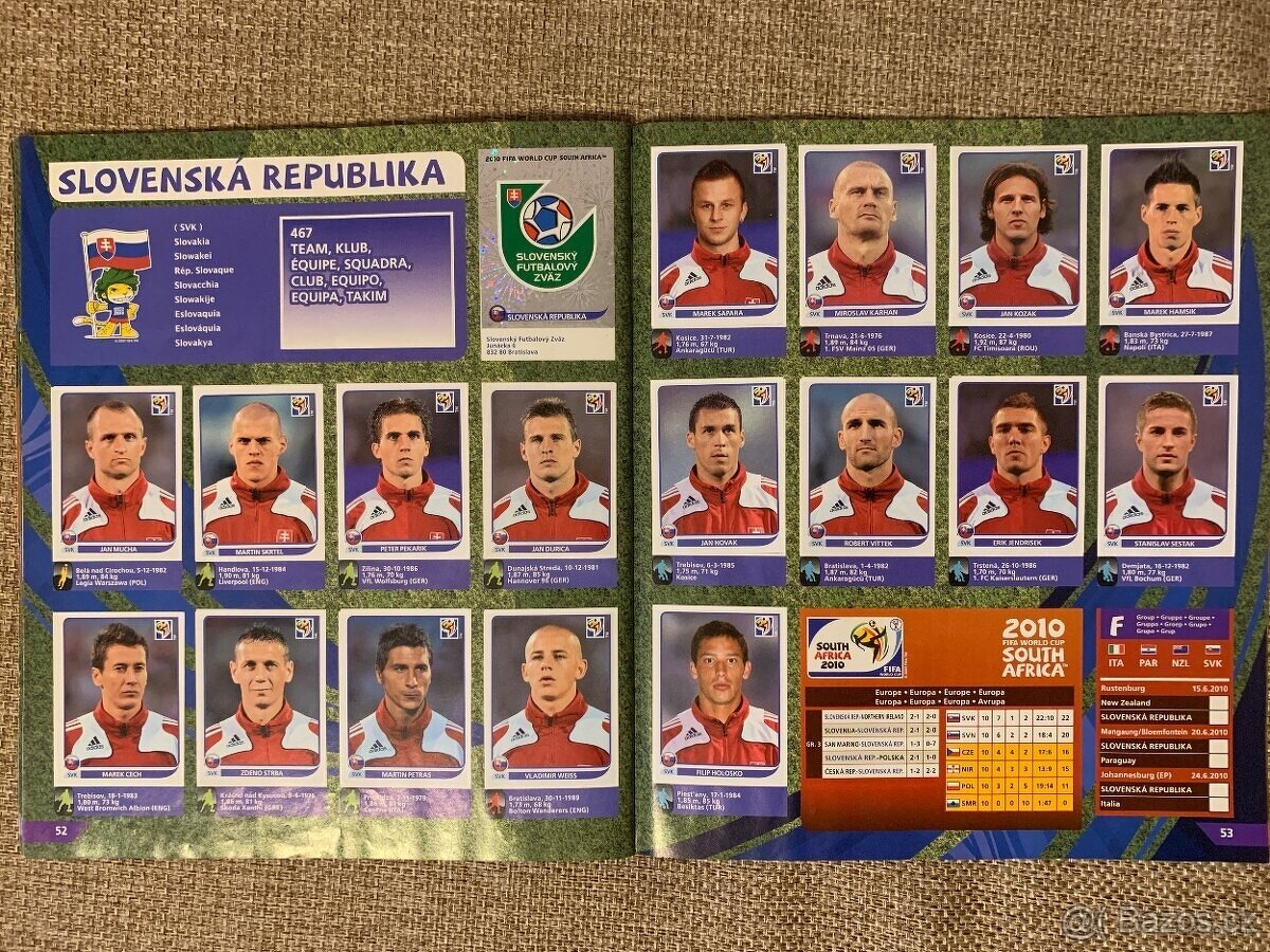 PANINI FIFA 2010 World Cup South Africa / Zberatelský album - 5