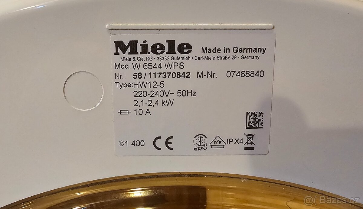 Pračka Miele W 6544 WPS - 5