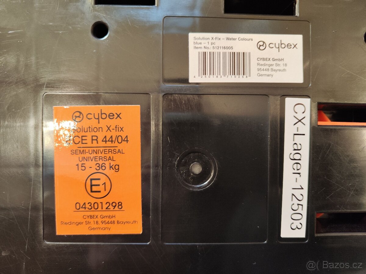 Autosedačka Cybex Solution X-Fix - bledě modrá - 5