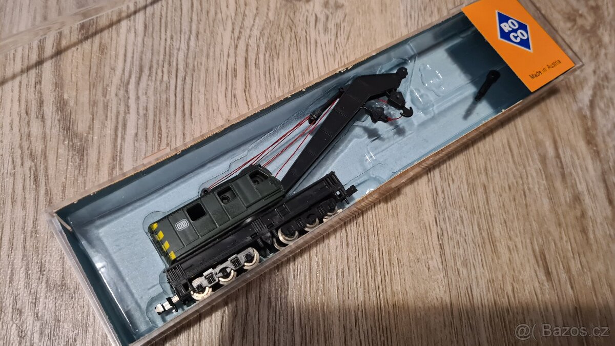 Vláčky N - vagón - modelová železnice, jeřáb - 5