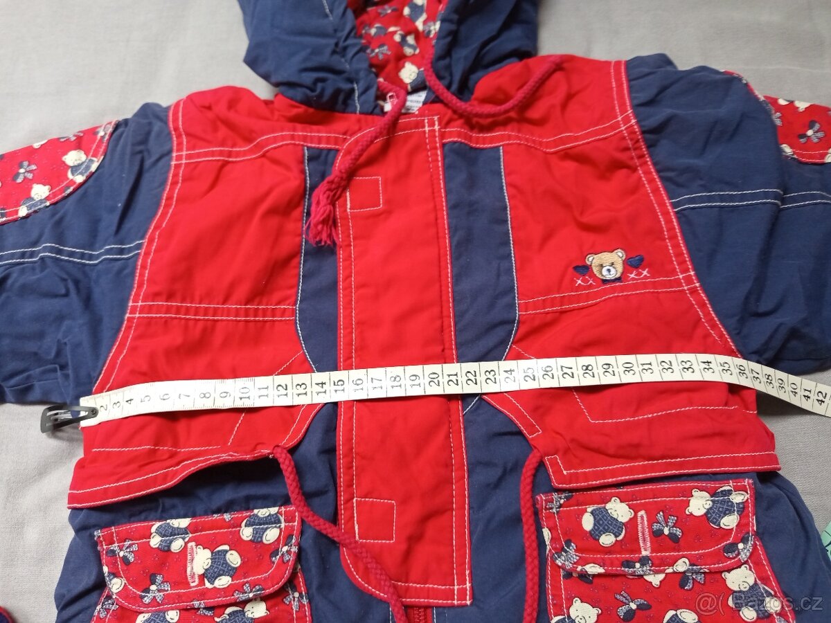 Zimní bunda+ rukavičky, vel. 86 - 5