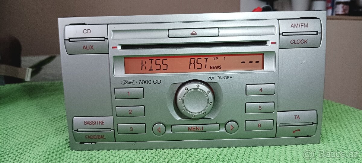 Originální autorádio Ford 6000 CD - 5