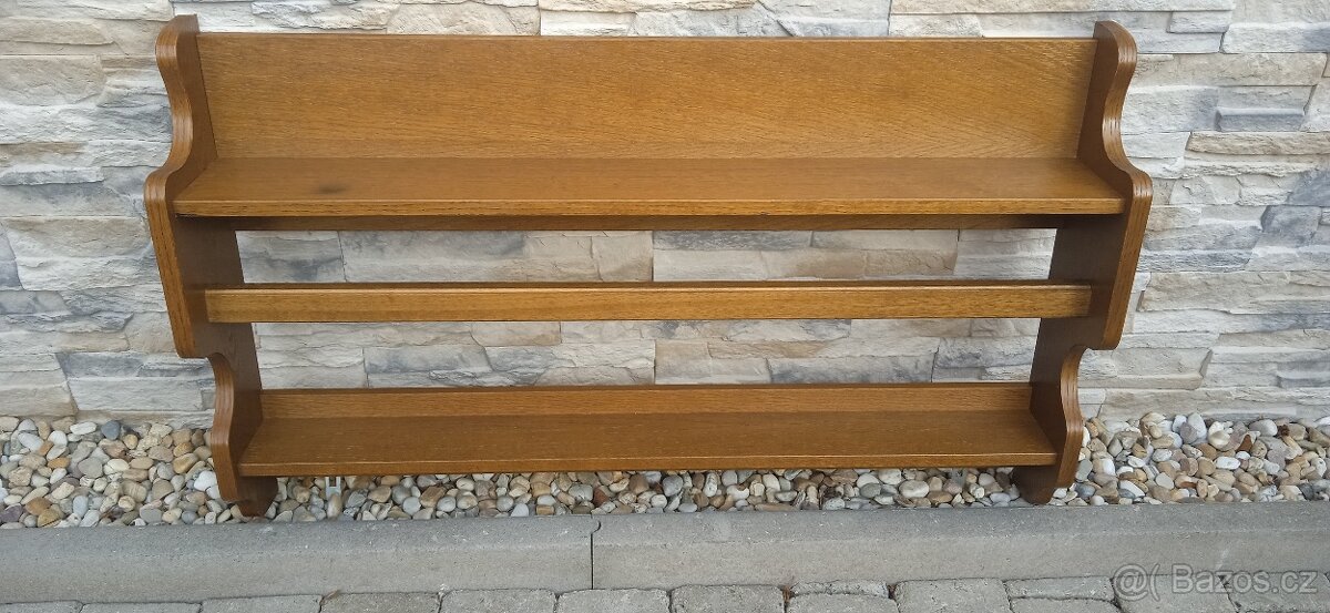 Závěsná rustikální police - 5