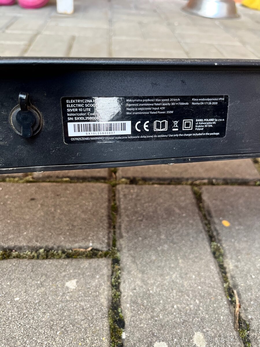 Prodám elektrickou koloběžku Siver. - 5