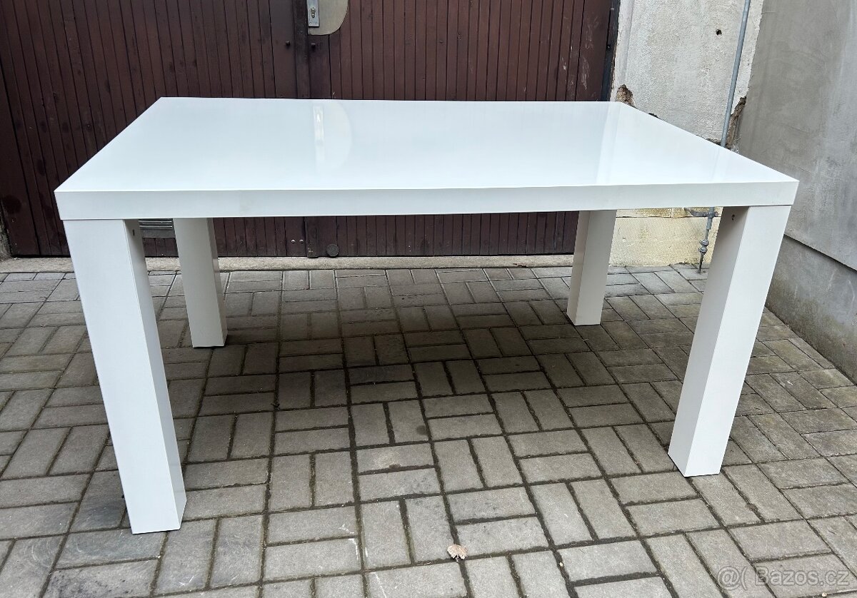 Stůl bílý lesklý IKEA TORESUND - 5