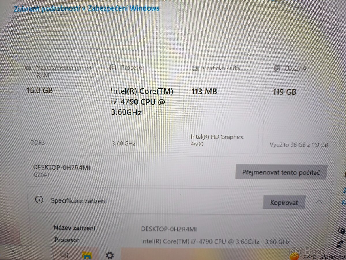 PC ASUS ROG I7 4790 /16GB/SSD128GB - 5