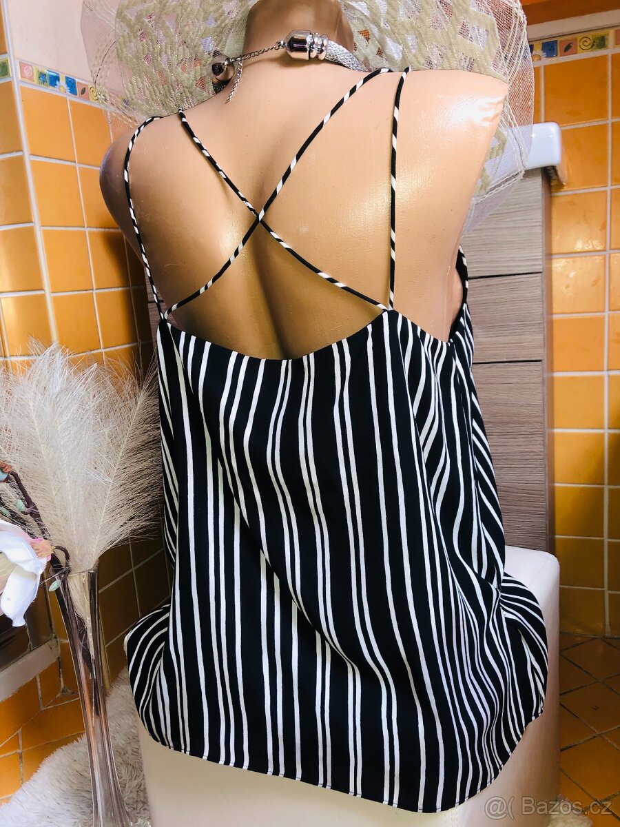 letnitop# H&M# prouzky#tehotensky#naraminka - 5