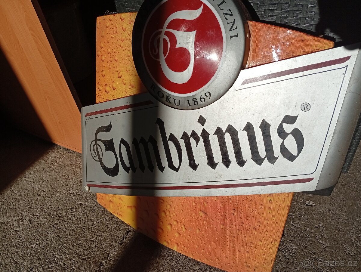 Gambrinus reklamní cedule - 5