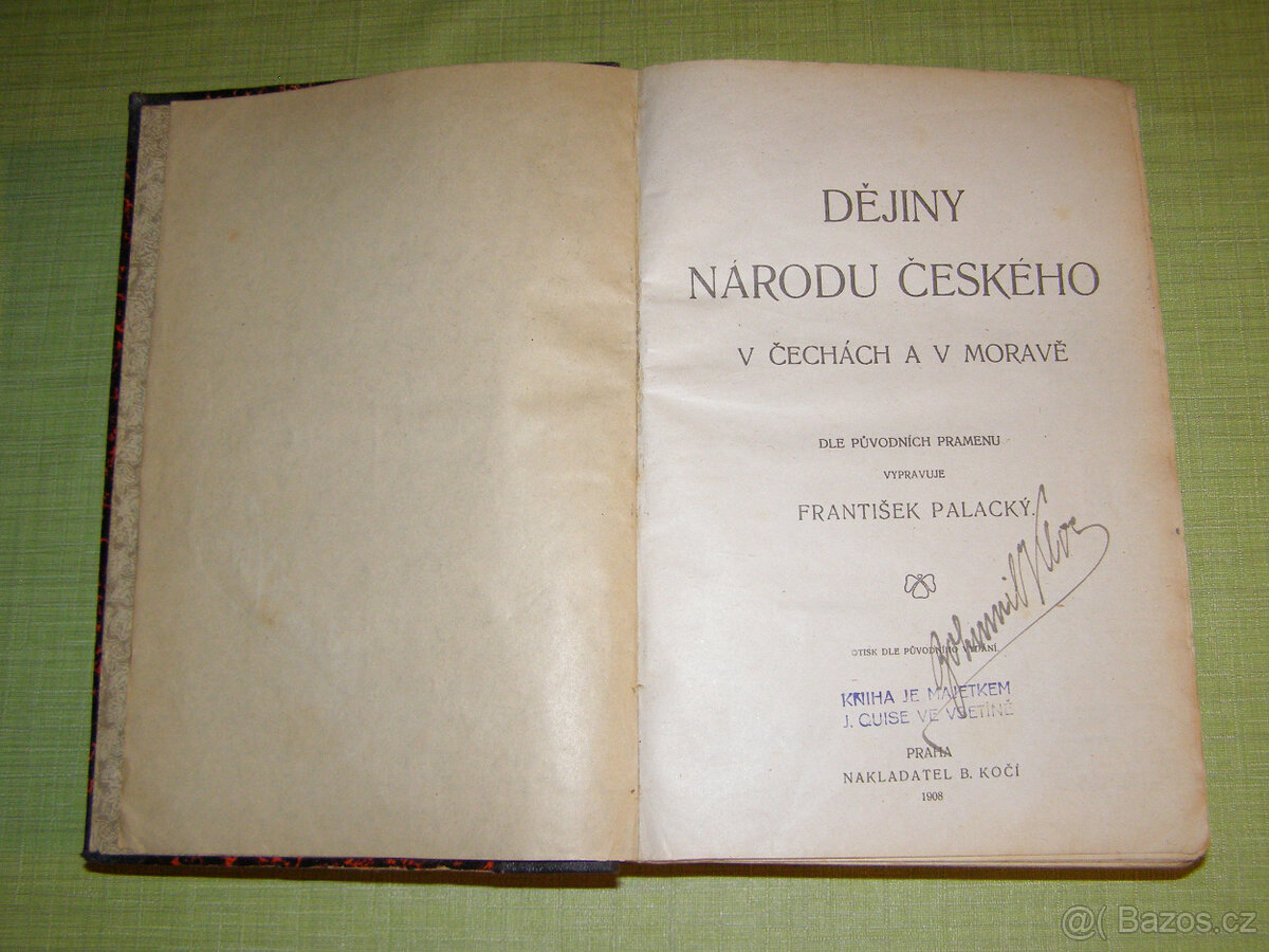 Palacký Dějiny národa českého - 5
