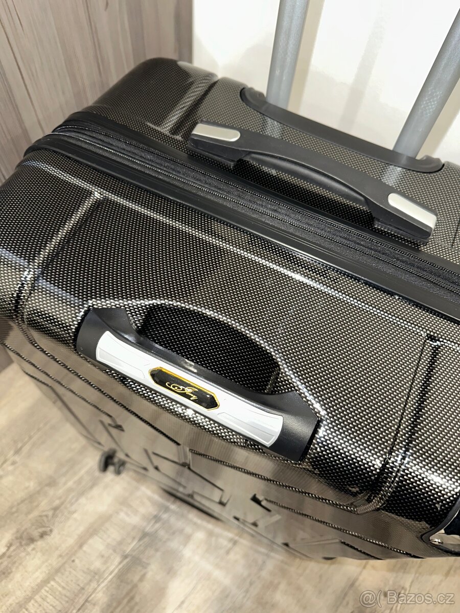 Velký cestovní kufr, skořepinový, extra lehký - 5