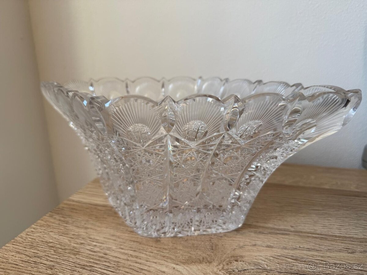 Broušená mísa, kosočtverec - 5