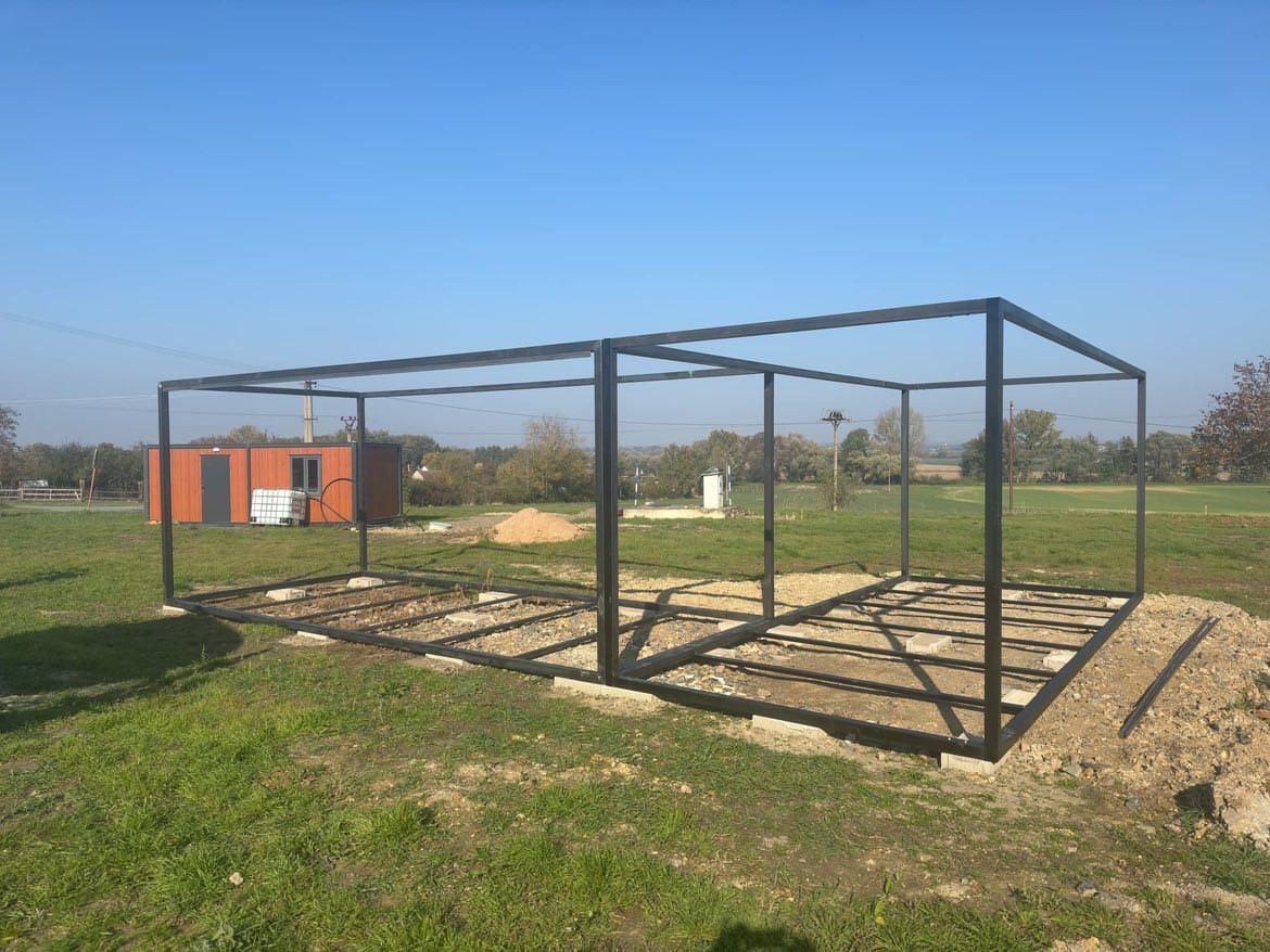 Ocelový rám pro modulový dům / zahradní domek / saunu – výro - 5
