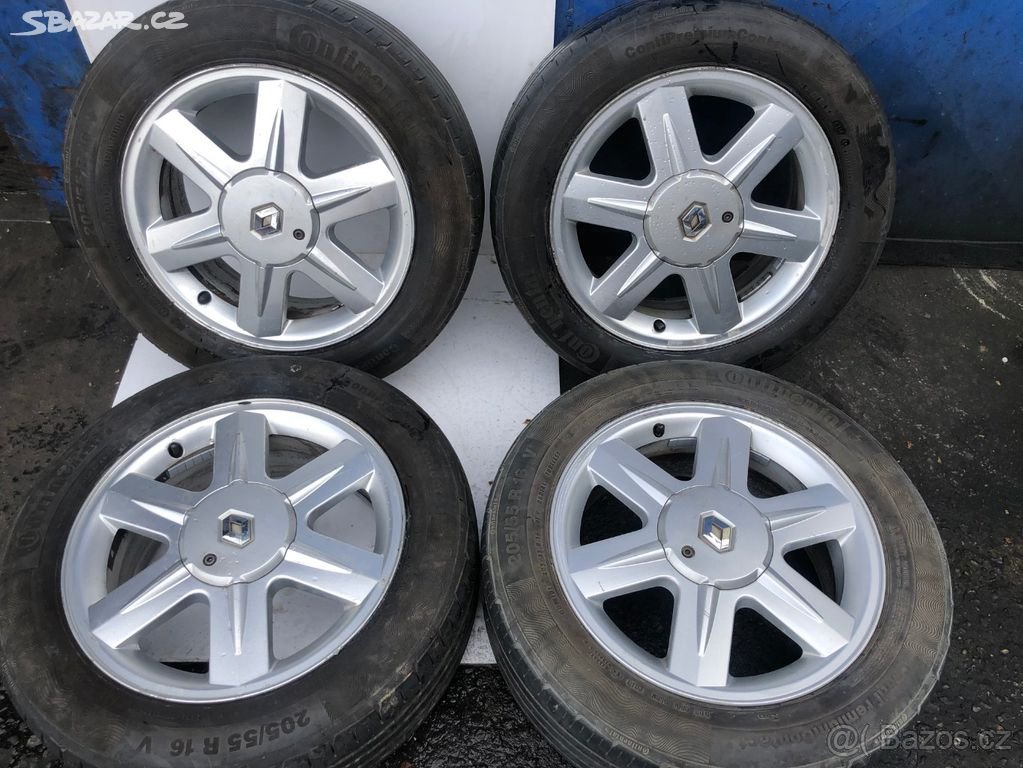 Alu kola orig Renault 5x108-letní pneu-Continental - 5