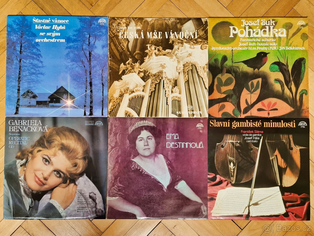 LP - Semafor, Werich, vážná hudba a další viz foto - 5