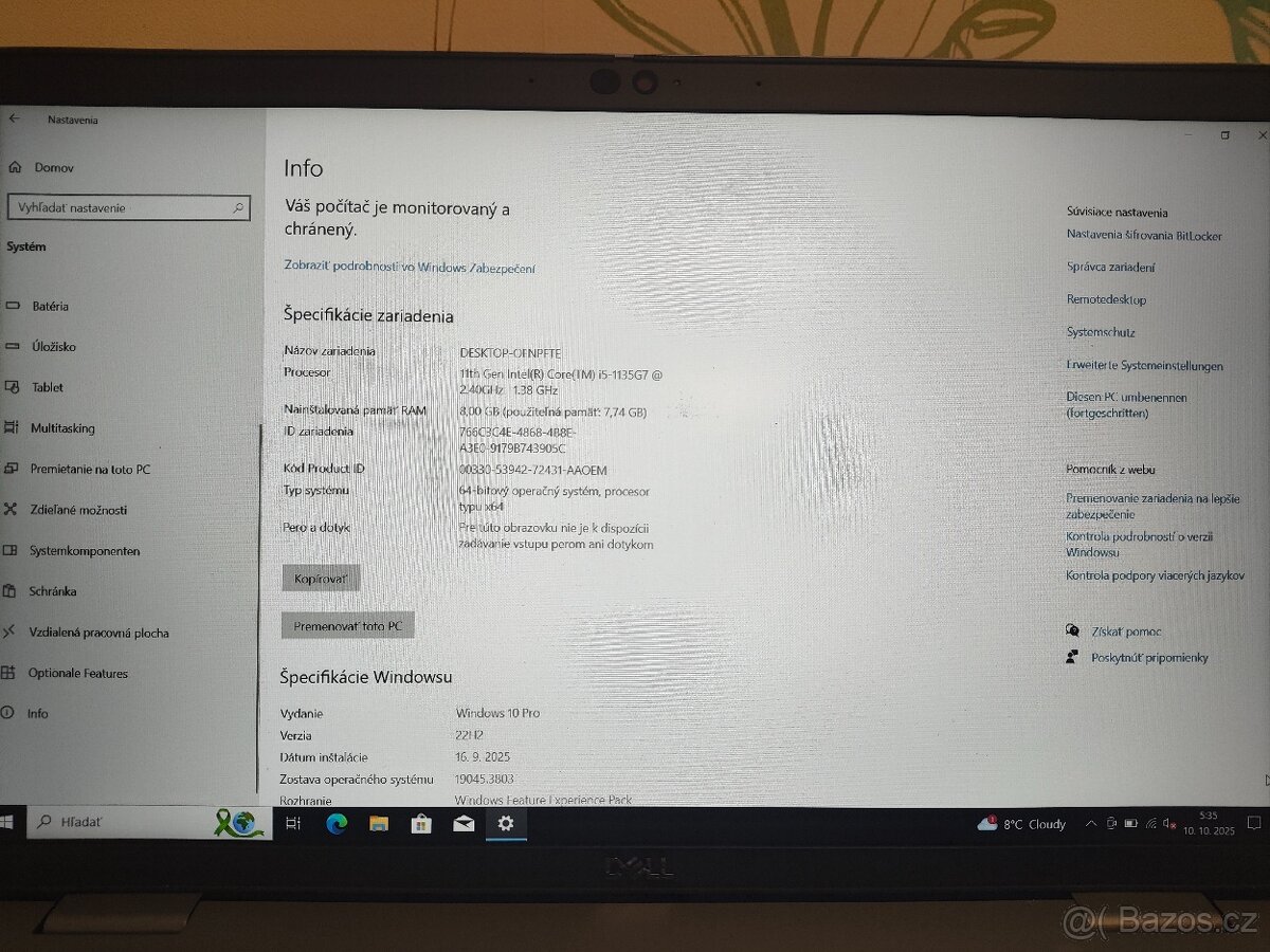 Dell Latitude 5520 i5-1135G7, 8-16 GB RAM, 256-512 GB SSD - 5