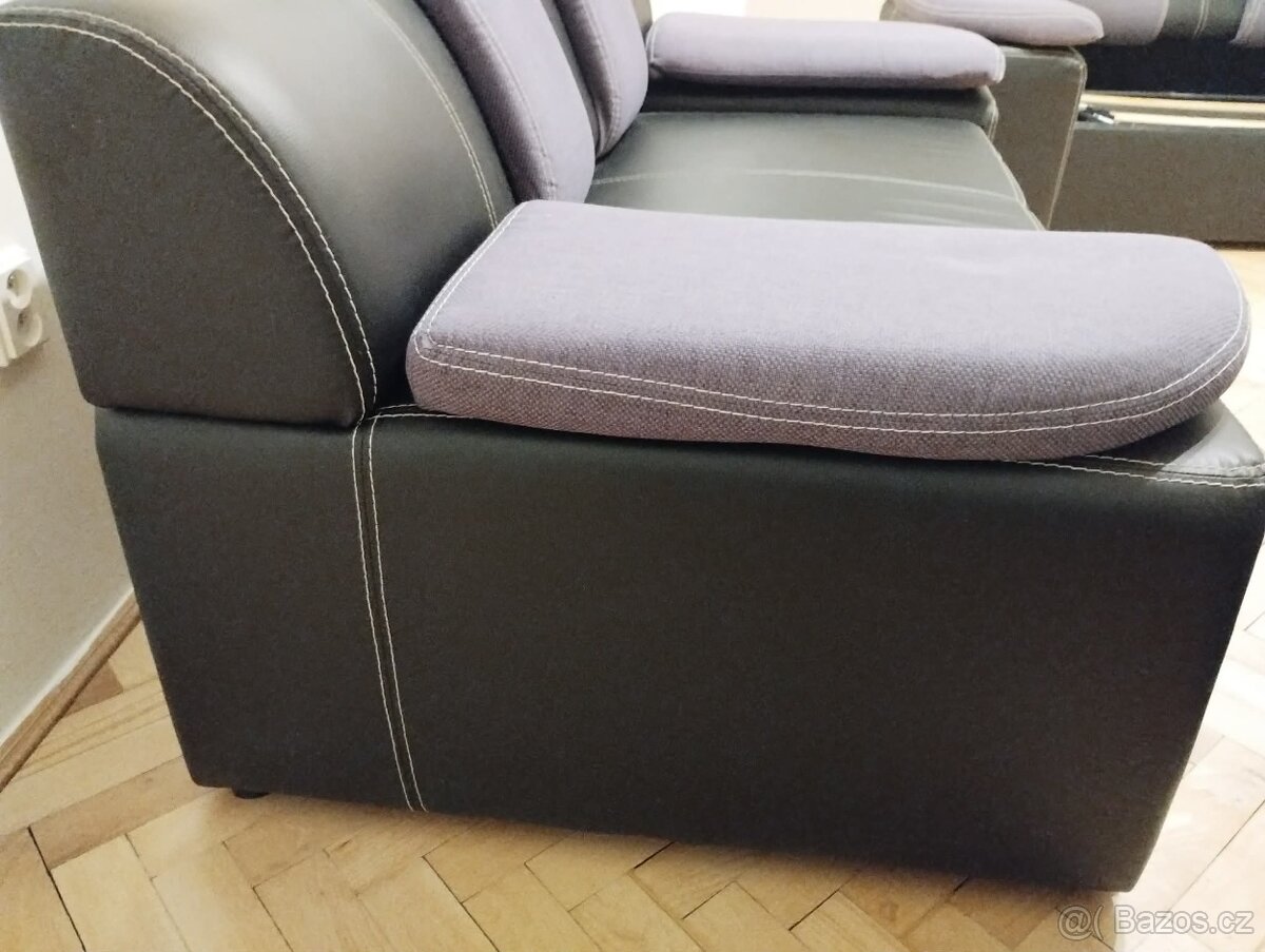 Prodám 3dílnou sedací soupravu - 5