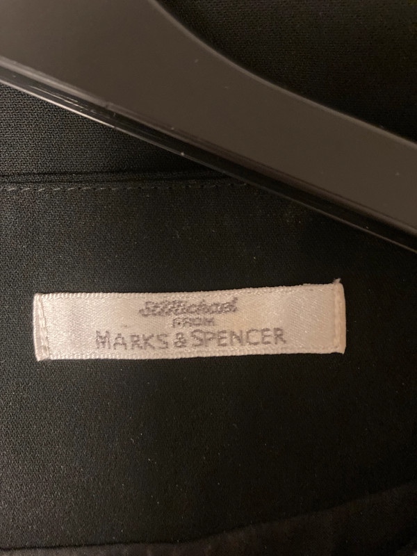 Dlouhé černé společenské šaty xl - 5