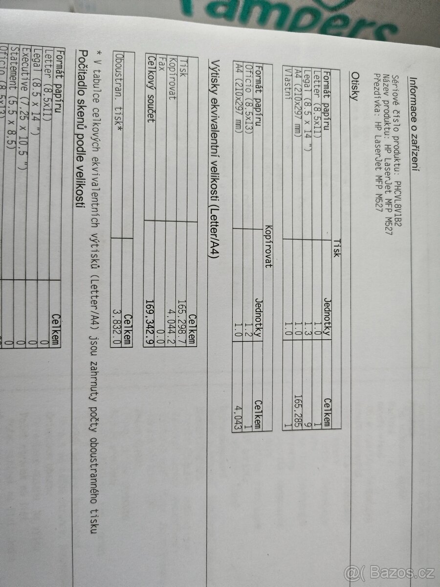 🖨️ HP M527DN vynikající stav - 5