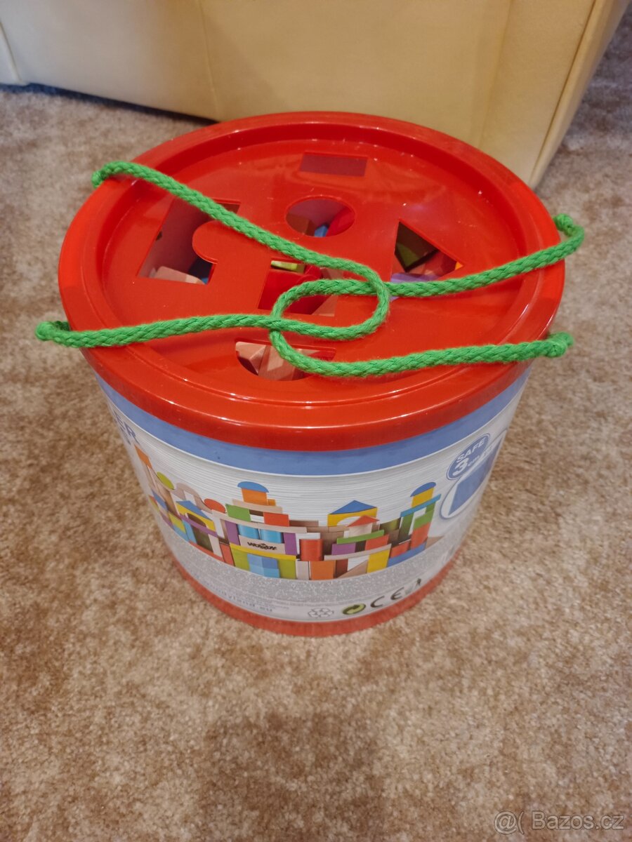 Dřevěné kostky 100ks - 5