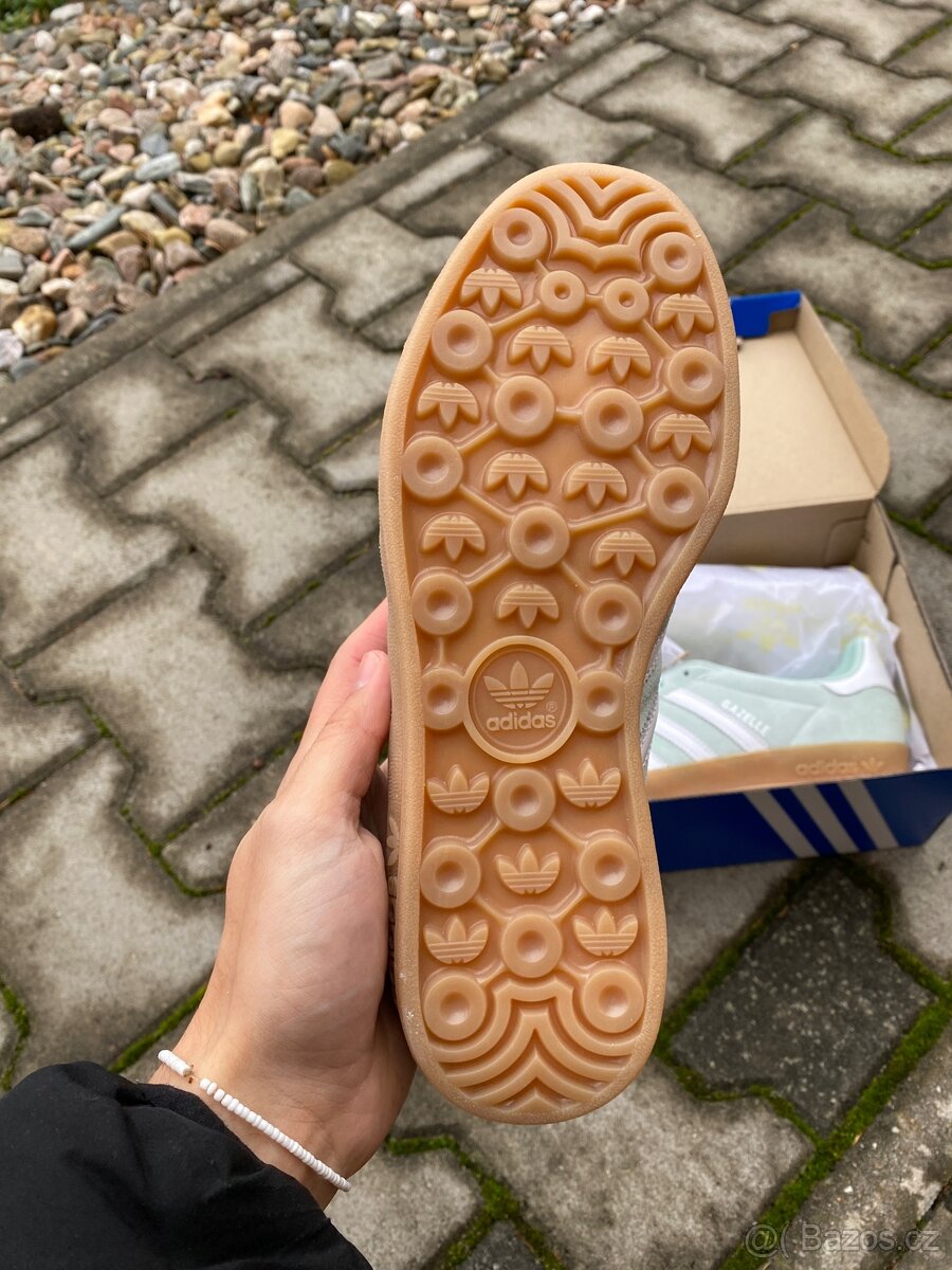 💚 Adidas Gazelle Indoor Ash Green - 5