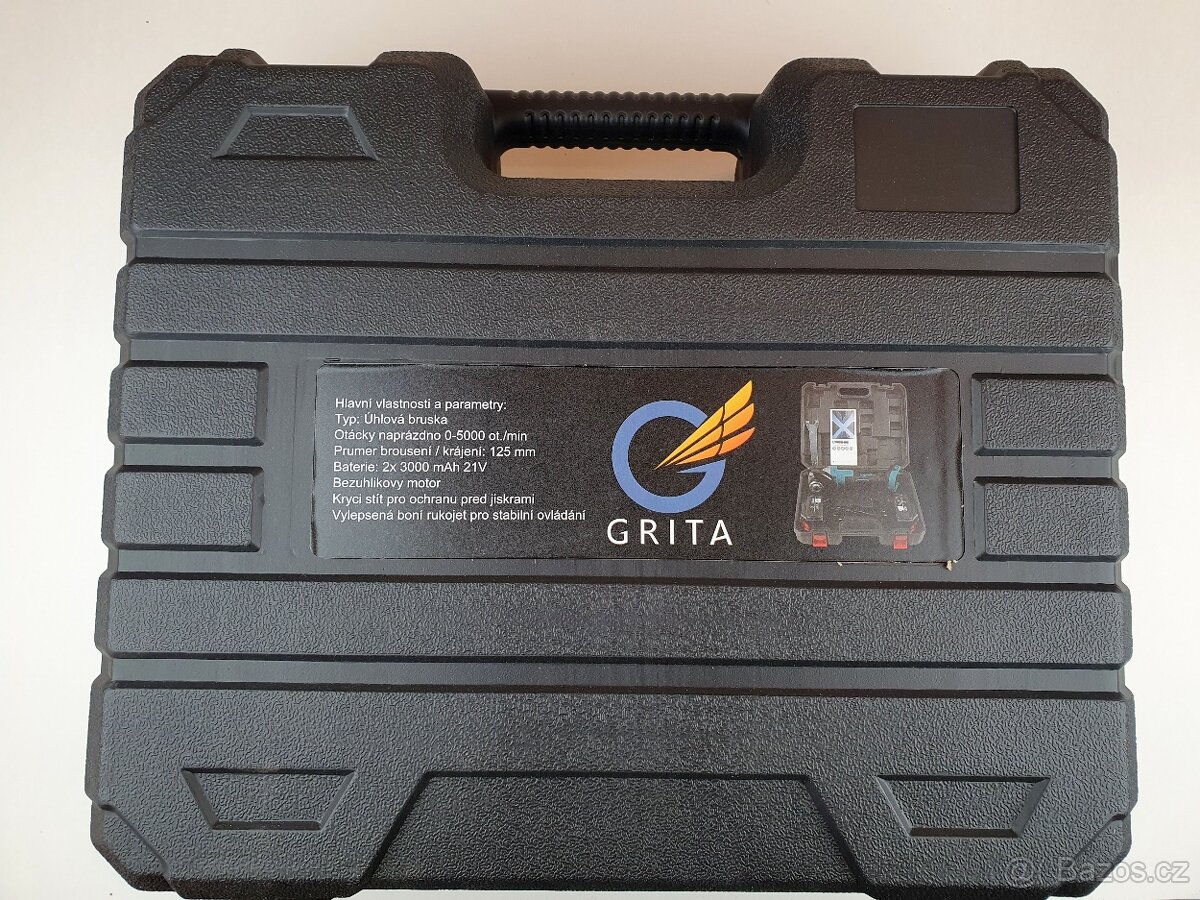 Aku úhlová bruska 125mm - 5