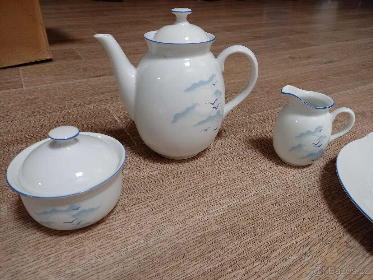 starožitný set MZ Czechoslovakia - čajový - 5