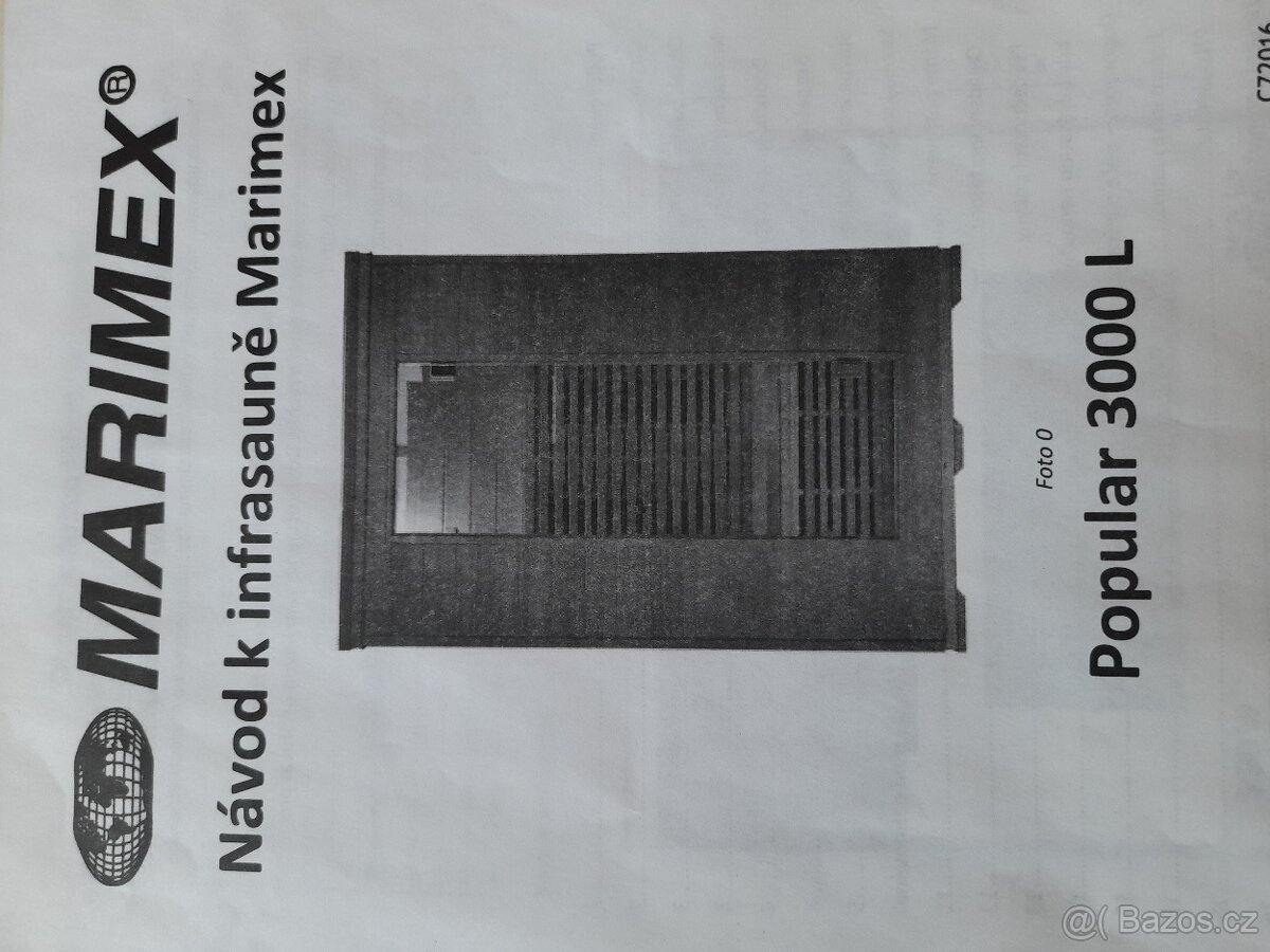 Infrasauna MARIMEX Populár 3000L - 5