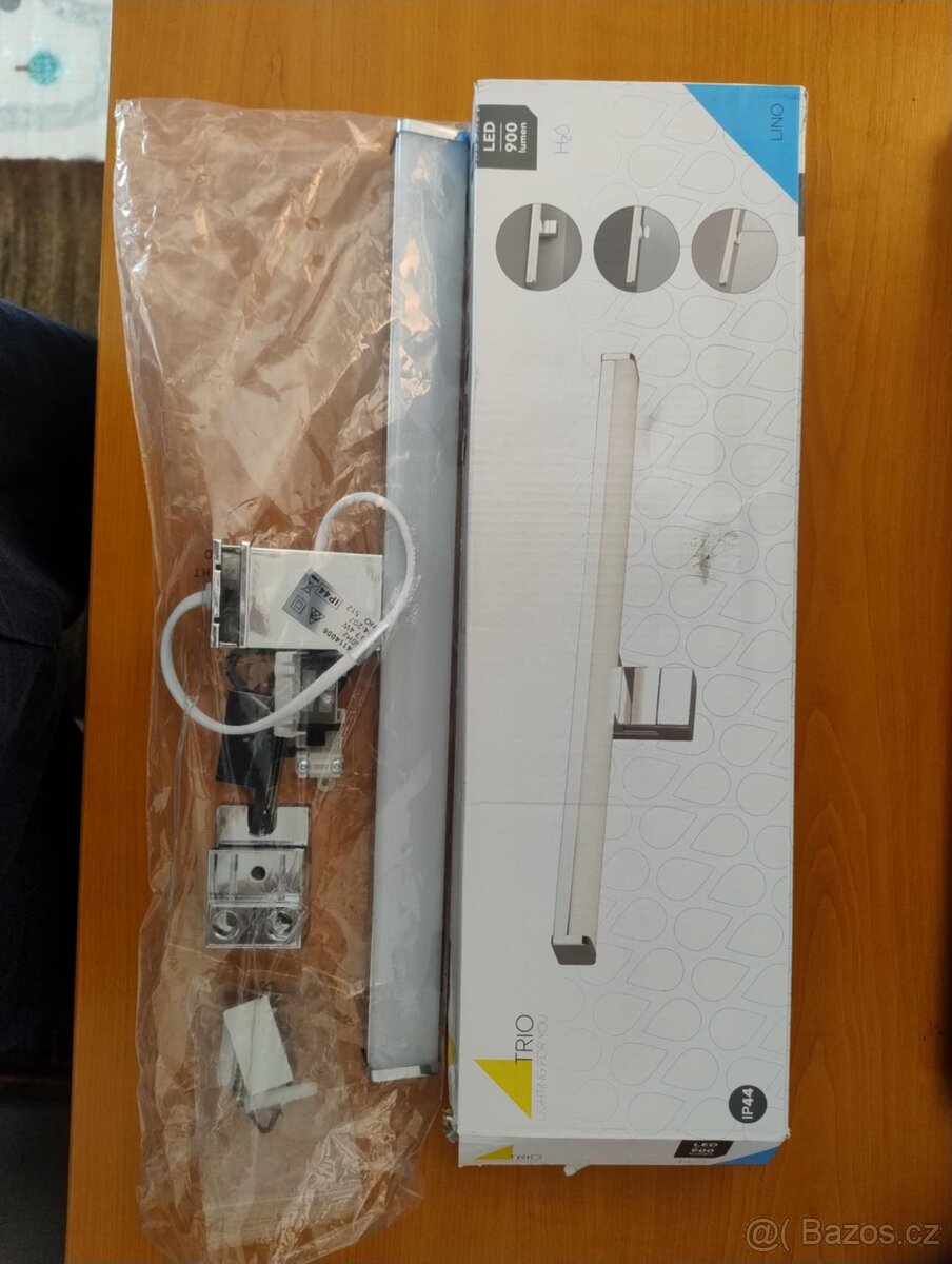 Nástěnné LED svítidlo LINO - stříbrná - 5