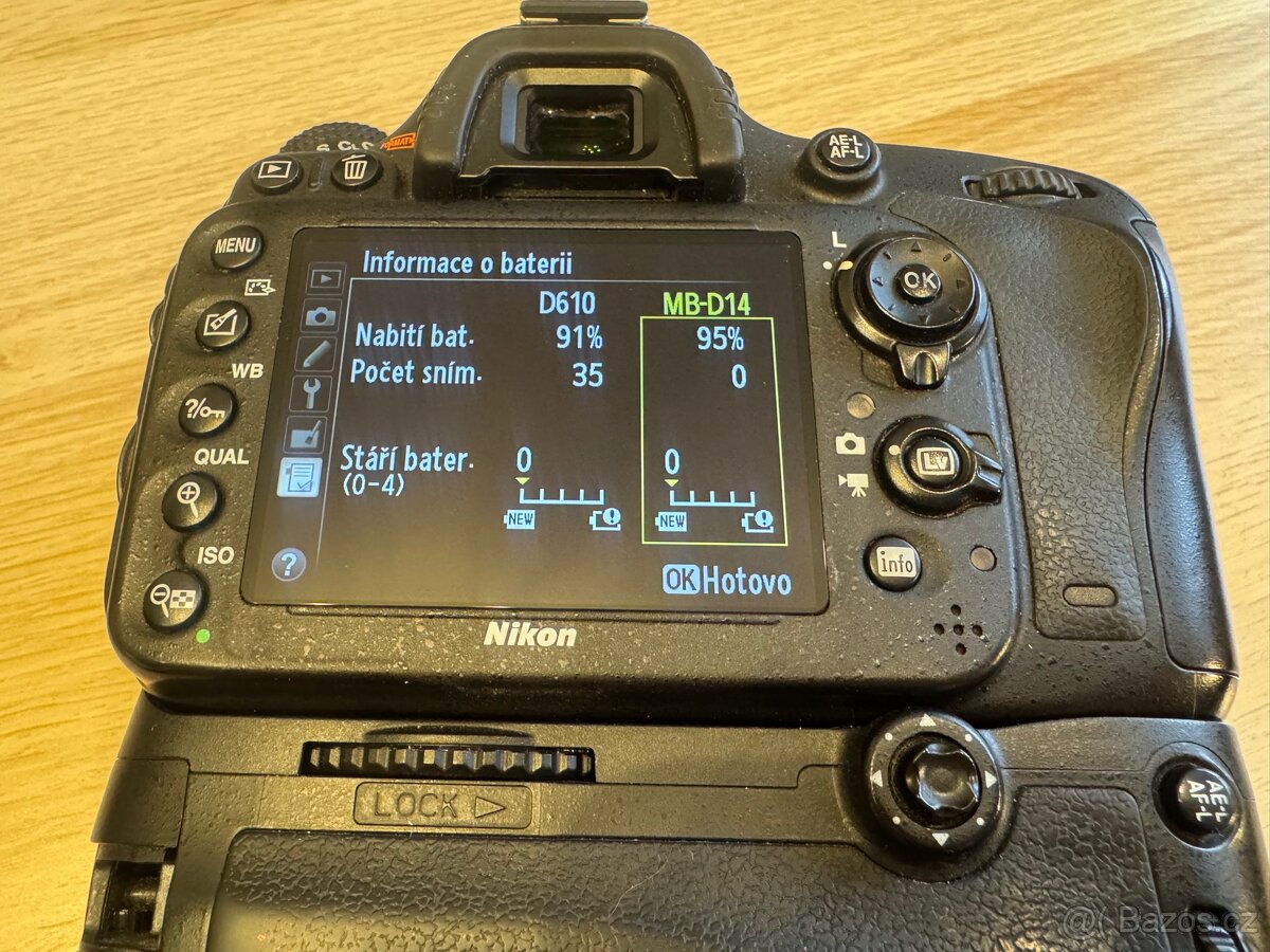 Nikon D610 + Sigma 24-70/2.8 + grip + baterie - 5