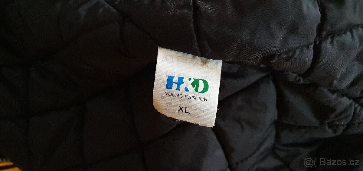 Pánská Zateplená pánská bunda,vel XL, podzim-zima - 5